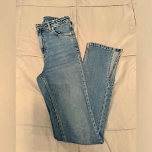 Zara Women's Skinny Jeans - Light Blue